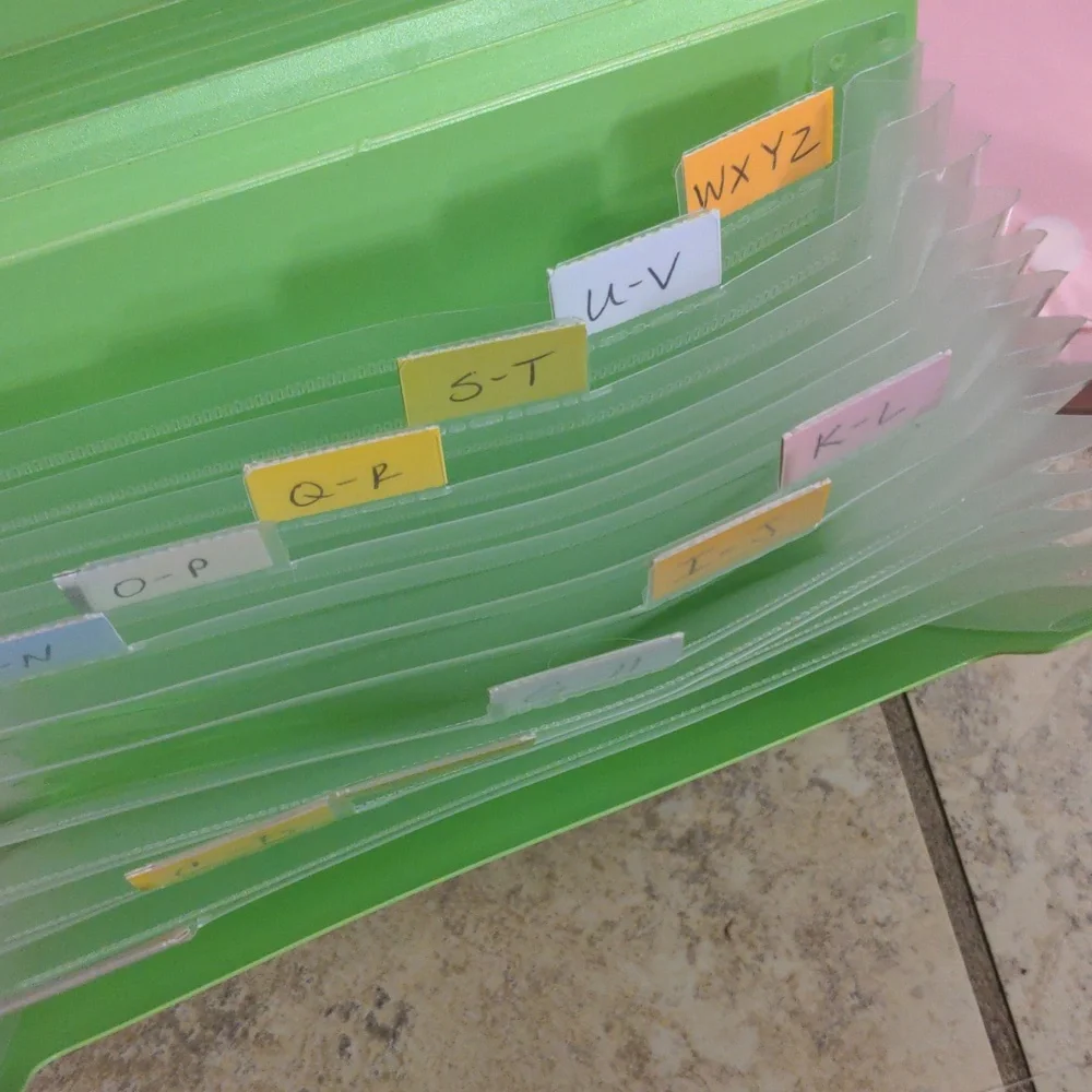 Mini File Folders